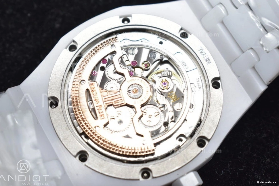Calendar SmoothTexture on White Ceramic Oak A Best Bracelet Edition Royal 1052 Perpetual 26579cb Ceramic APSF 0501